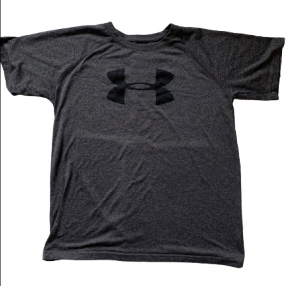 Under Armour Gray T Shirt Youth XL Heat Gear